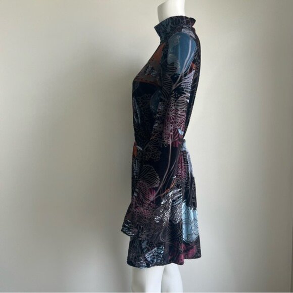 Free People Christine Velvet Mini Dress - S - Picture 3 of 8